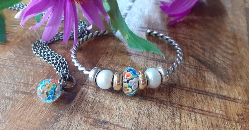 trollbeads シルバー　ノーティードラゴン Curling Stones for Lego People: Trollbeads Pendants