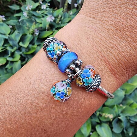M*様 trollbeads シルバー＋ガラス　　　リトルプリンセス Glass beads – Trollbeads