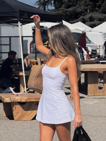 Alosoft Encore Tennis Dress - White | ALO