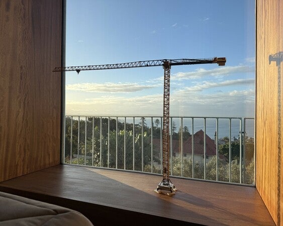 image by anonymous containing window, crane, balcony, room, build