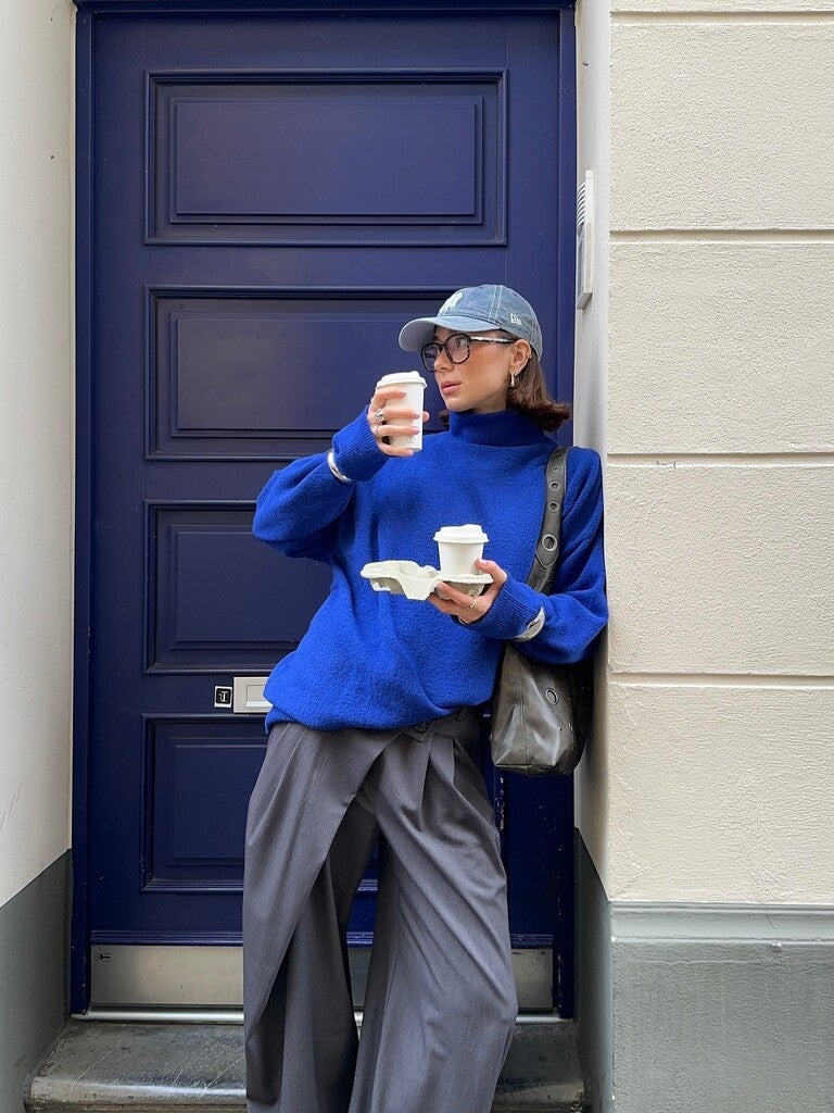 Tailored Hose mit überkreuztem Bund