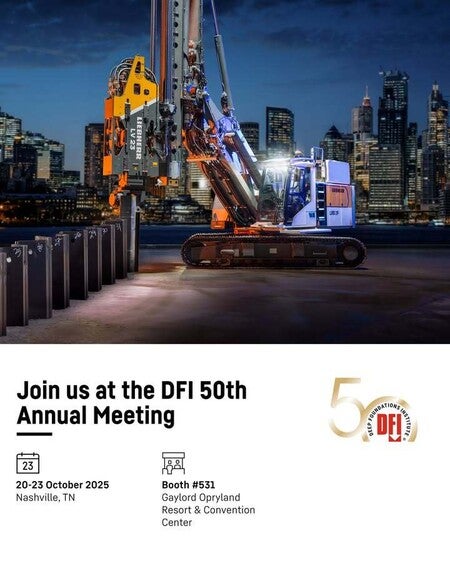 image by LiebherrConstruction containing crane, city, website, job, advertisement