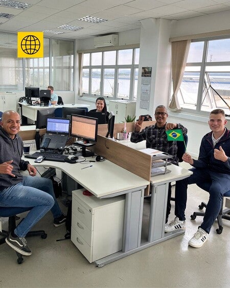 image by liebherrcareers containing office, person, sit, table, computer