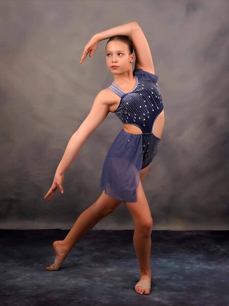 Sequin And Mesh Midi Skirt Leotard | Weissman®