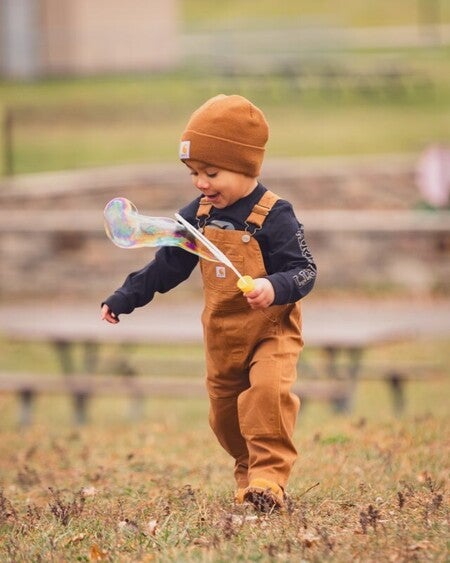 Kids' Long-Sleeve Fleece Zip Front Coverall (Baby) | 18M | Carhartt