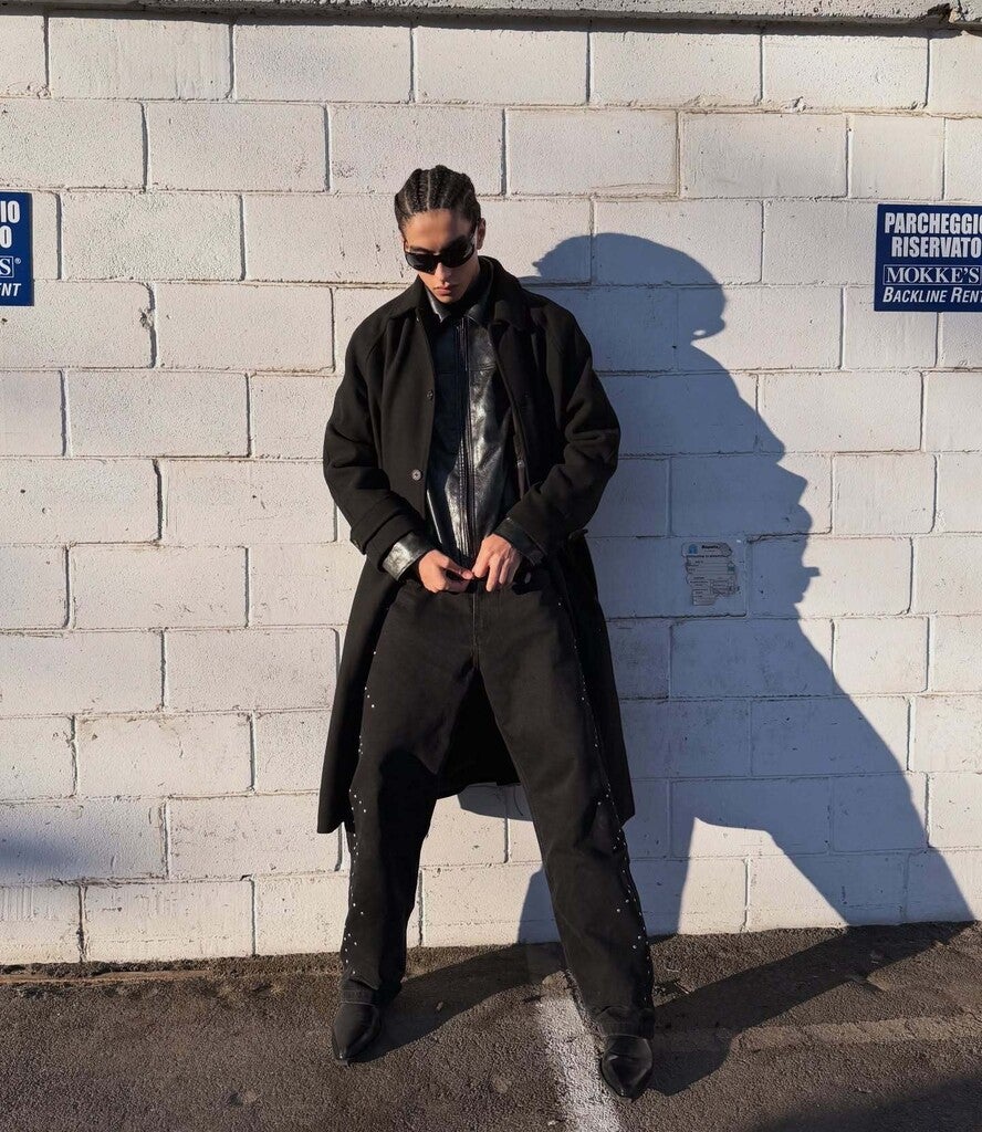 Pantalon super baggy fit tailoring