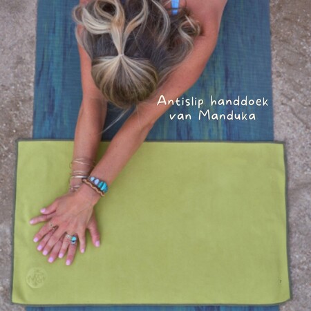 Manduka EQua Yoga Hand Towel Midnight (Navy) Microfiber 16x26.5" Sweat Activated