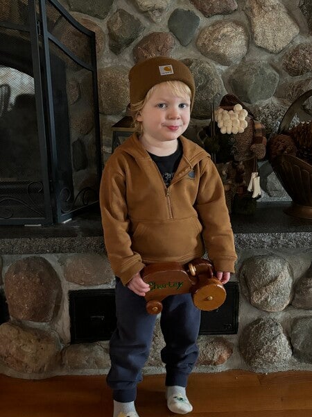 Women's Force Cross-Flex Oversized V-Neck Scrub Top | Fox Brown