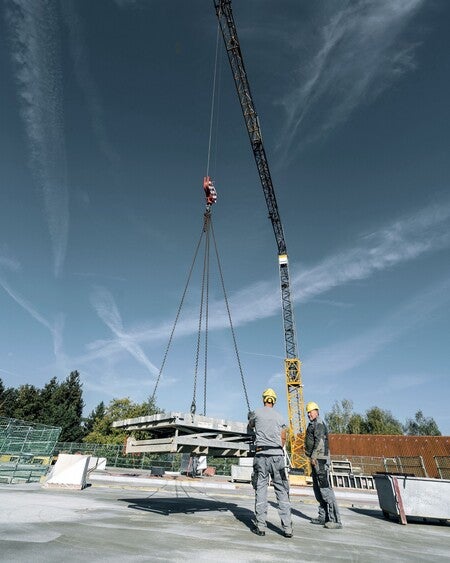 image by liebherrusa containing crane, man, job, stand, construction worker