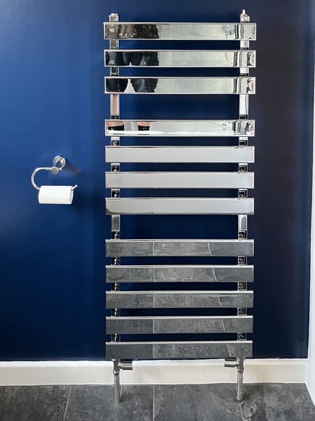 Arne Thermostatic - Straight Radiator Valve - Chrome