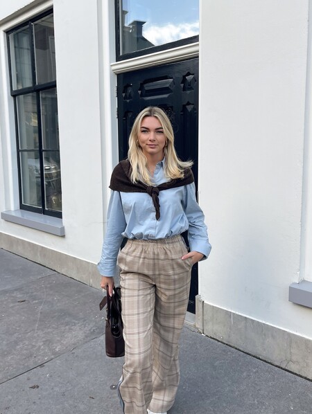 Pantalon Femme Orvis Rayé - Coton - Multi Couleurs (marron/bleu) - Taille XS - Neuf Avec étiquettes