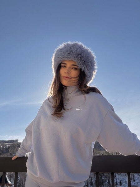 Accolade 1/4 Zip Pullover - Light Cocoa | ALO