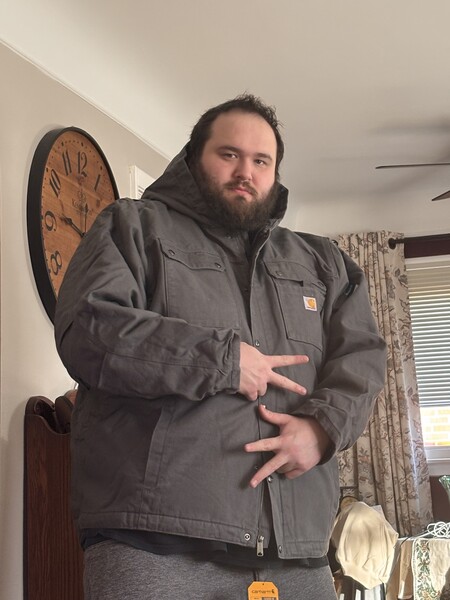 Boys' Long Sleeve Canvas Insulated Hooded Active Jac (Child/Youth