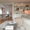 image by Signify containing living room, couch, white, apartment, furniture
