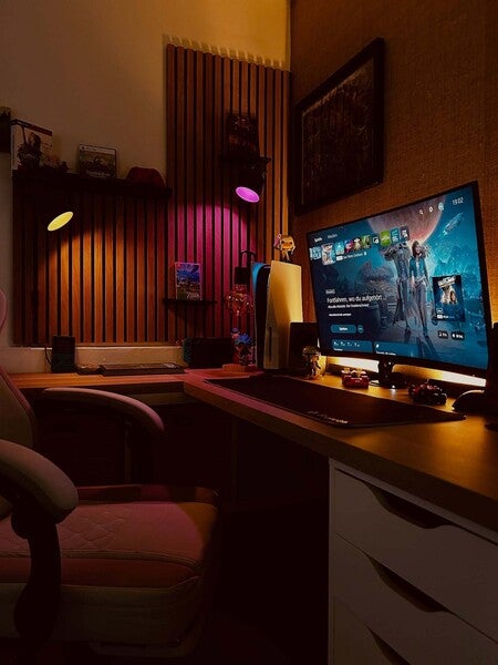 image by Signify containing table, room, drawer, chair, monitor