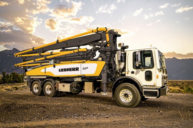 image by liebherrusa containing truck, park, white, crane, yellow