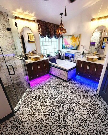 Vintage White Porcelain Wall and Floor Tile - 13 x 13 in. - The