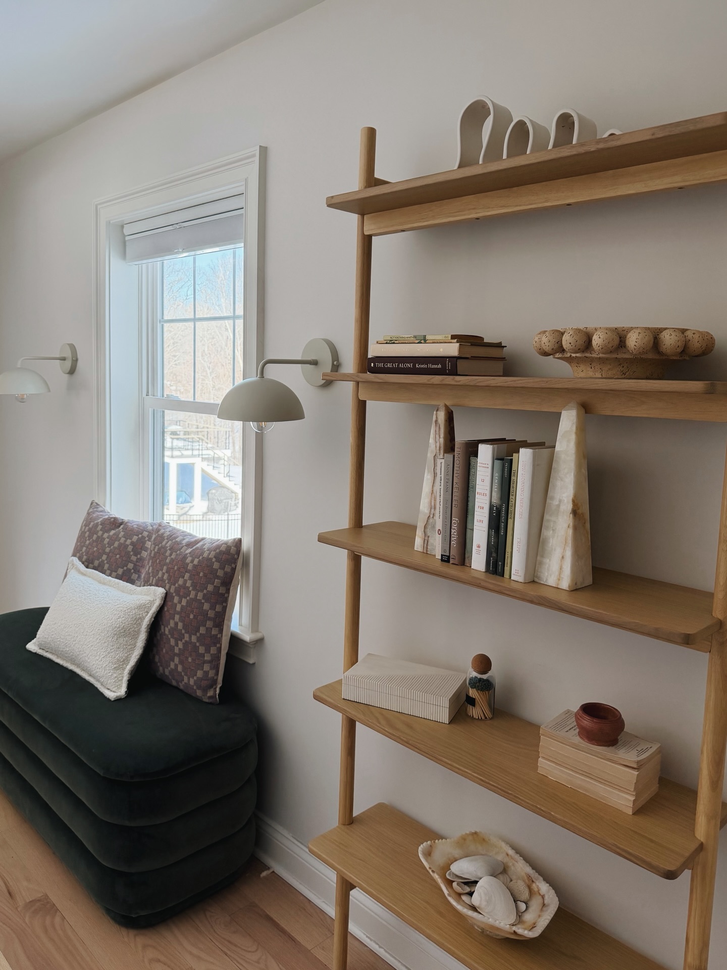Heidi Walnut Modular Wide Bookcase | Article