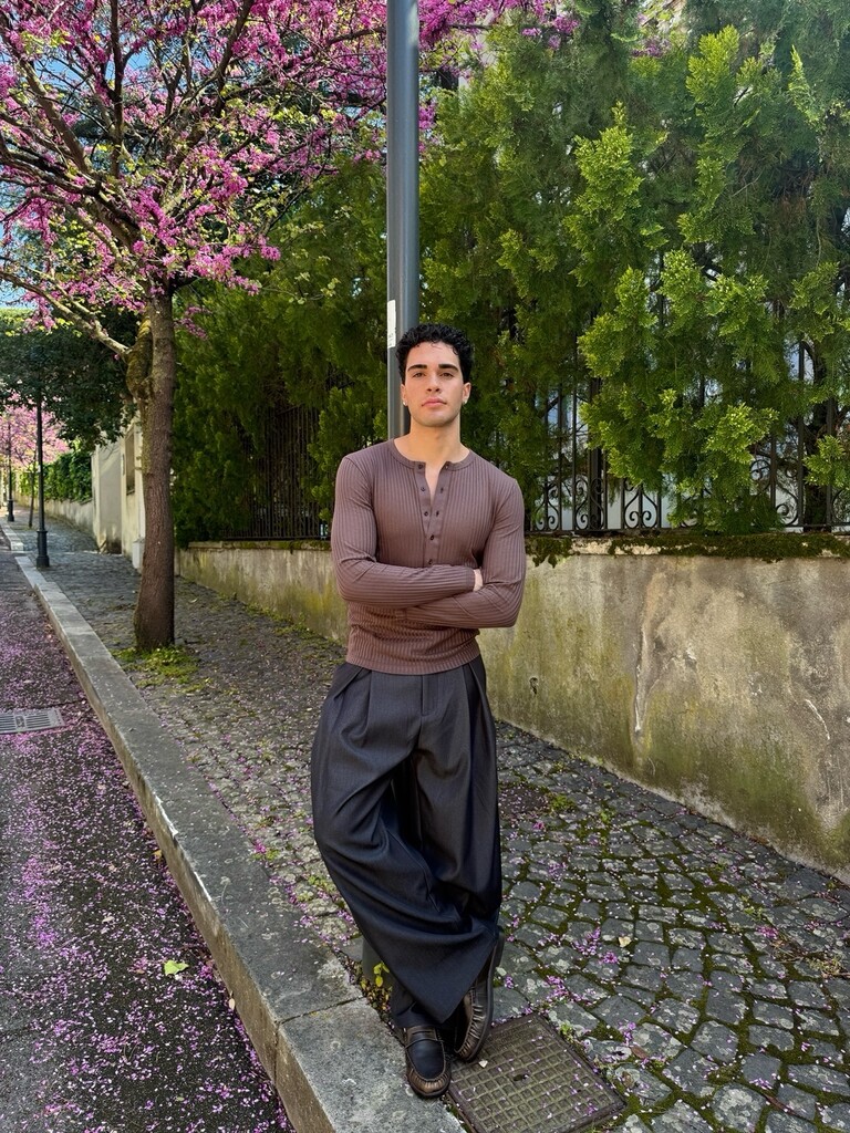 Bershka コーティングデニム Textured baggy jeans - Men | Bershka