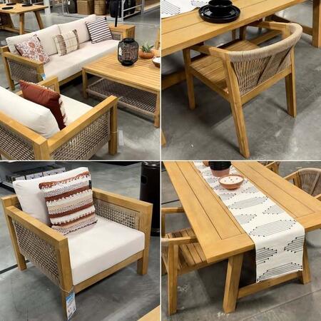 image by At Home containing table, couch, bench, furniture, chair