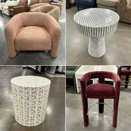 image by At Home containing chair, table, stool, furniture, armchair