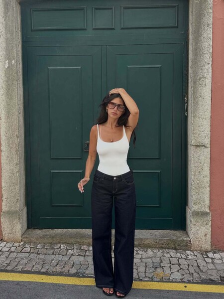 Round neck tank bodysuit - #bershkastyle - Women | Bershka