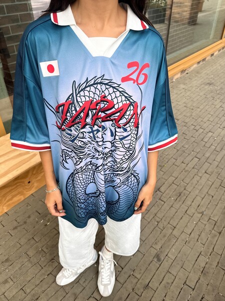 Oversize Japan FIFA WORLD CUP™ Polo Shirt - Women | Bershka