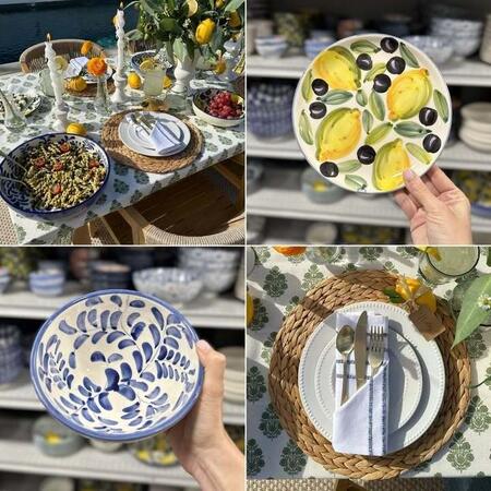 image by At Home containing plate, table, picture, food, collage