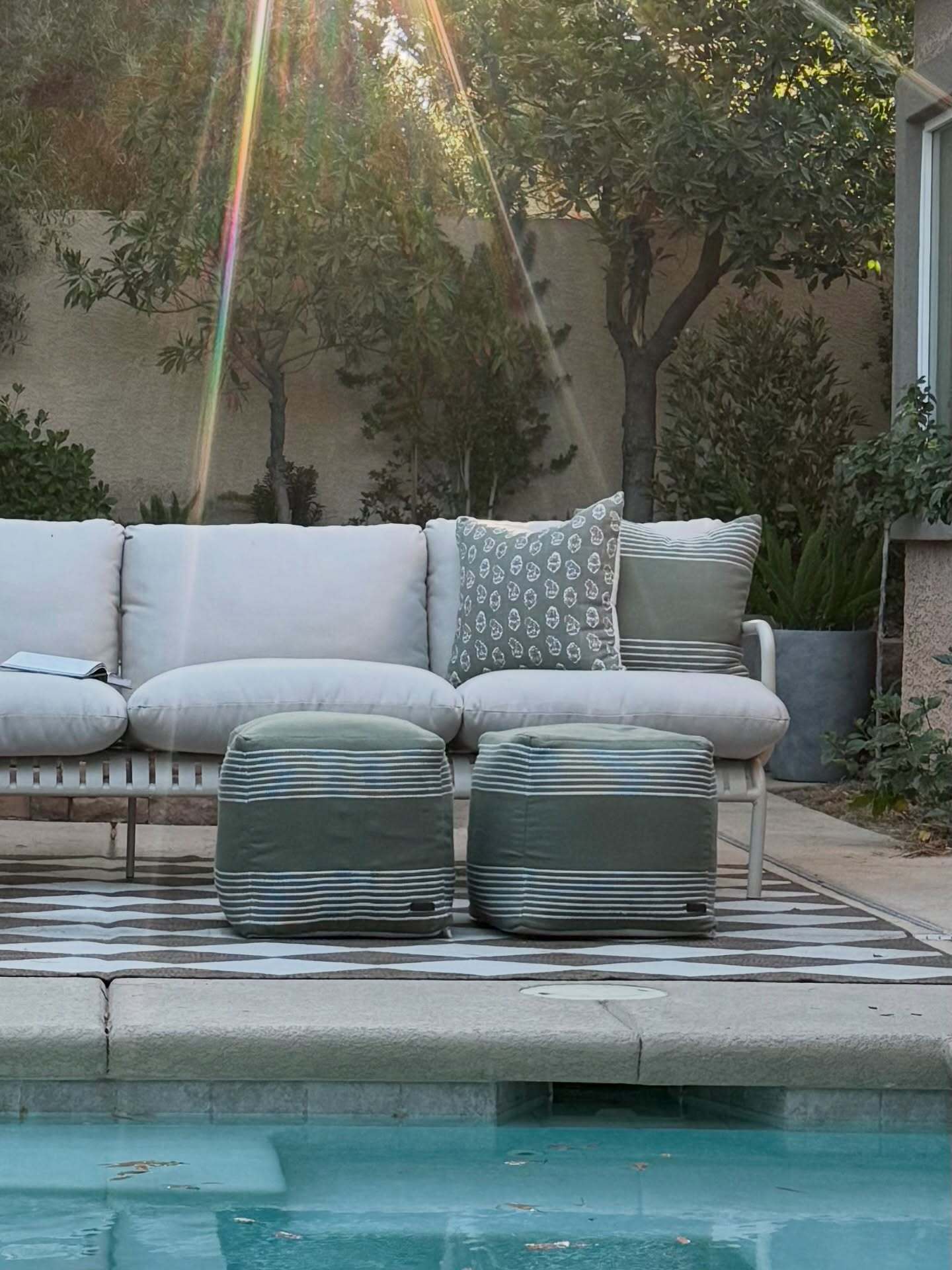 Sarek Sunbrella ® Onyx and Black Outdoor Sofa | Article